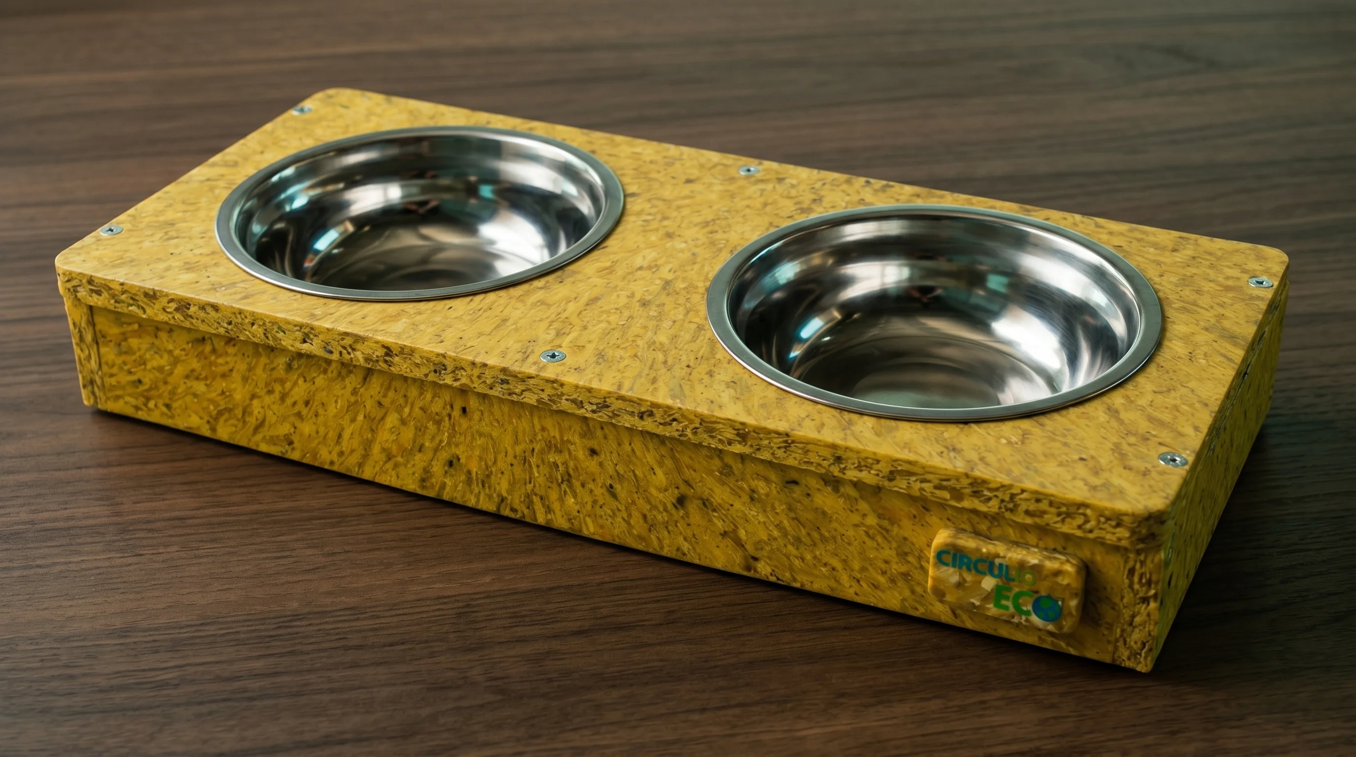 Comedero para Mascotas (Estructura Elevada Doble Rectangular)